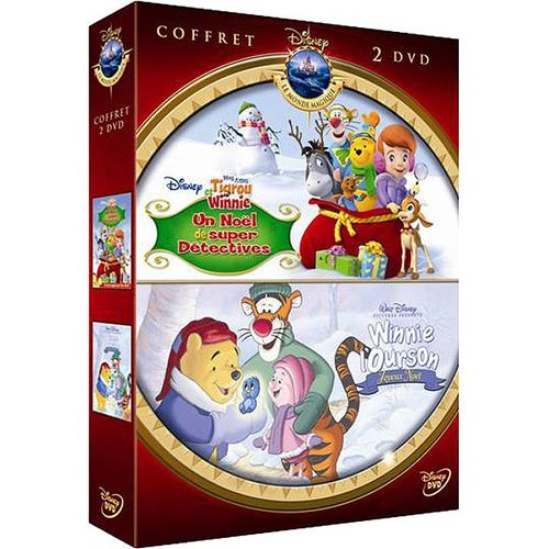 Coffret - Mes Amis Tigrou Et Winnie : Un Noël De Super Détectives + Winnie L'ourson : Joyeux Noël