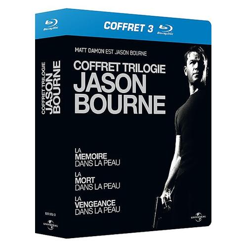 Jason Bourne - Coffret Trilogie : La Mémoire Dans La Peau + La Mort Dans La Peau + La Vengeance Dans La Peau - Blu-Ray