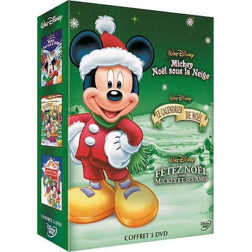 Coffret - Mickey, Noël Sous La Neige + Le Calendrier De Noël + Fêtez Noël Avec Mickey Et Ses Amis - Pack
