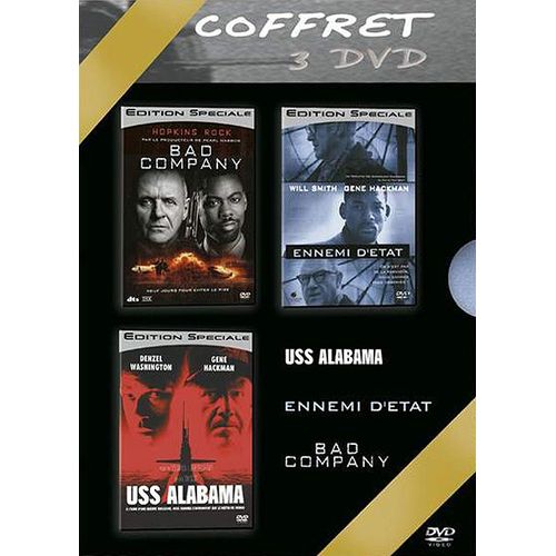 Coffret - Bad Company + Uss Alabama + Ennemi D'état