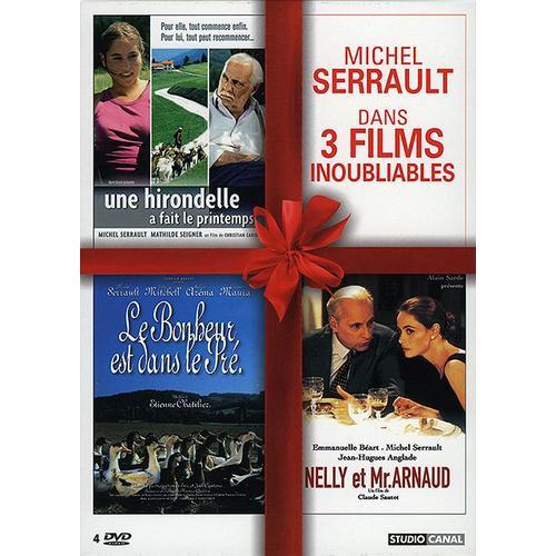 Michel Serrault - Coffret : Une Hirondelle A Fait Le Printemps + Le Bonheur Est Dans Le Pré + Nelly Et Mr. Arnaud