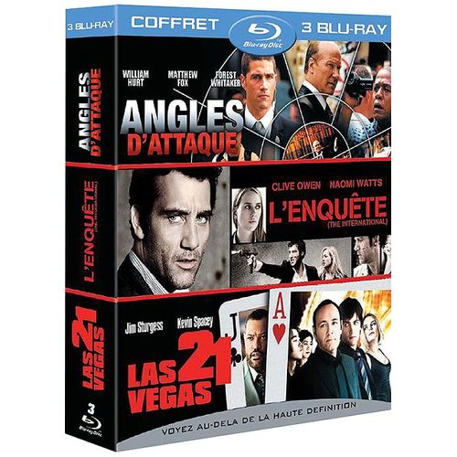 Angles D'attaque + L'enquête + Las Vegas 21 - Pack - Blu-Ray