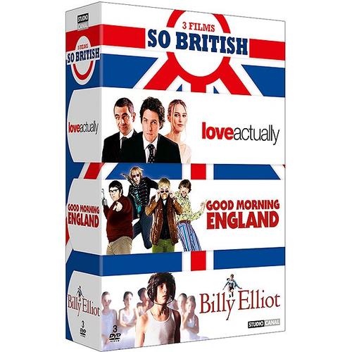 Coffret So British - Good Morning England + Love Actually + Billy Elliot