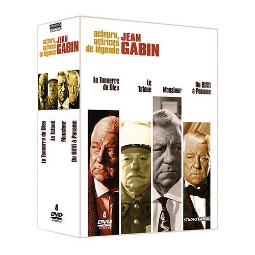 Jean Gabin - Coffret : Le Tonnerre De Dieu + Le Tatoué + Monsieur + Du Rififi A Paname - Pack
