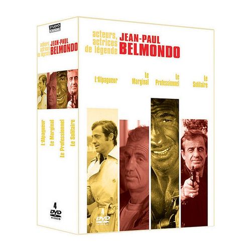 Jean-Paul Belmondo - Coffret : L'alpagueur + Le Marginal + Le Professionnel + Le Solitaire - Pack