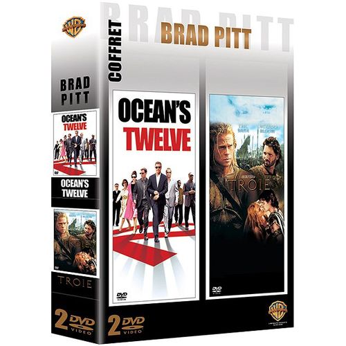 Coffret Brad Pitt - Ocean's Twelve + Troie