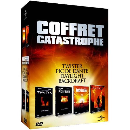 Coffret Catastrophe : Twister + Le Pic De Dante + Daylight + Backdraft - Pack