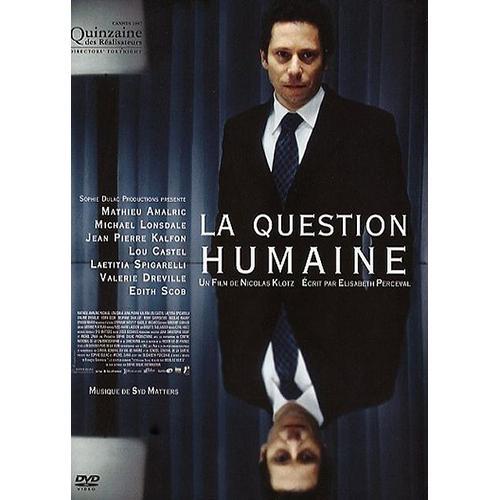 La Question Humaine - Dvd + Cd