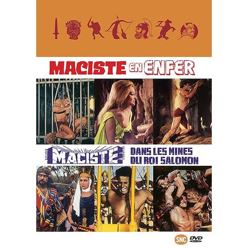 Maciste En Enfer + Maciste Dans Les Mines Du Roi Salomon