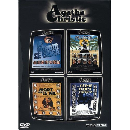 Agatha Christie - Coffret - Le Miroir Se Brisa + Meurtre Au Soleil + Mort Sur Le Nil + Le Crime De L'orient Express