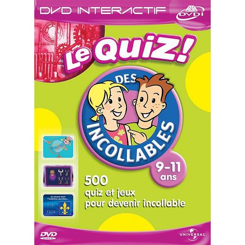 Le Quiz Des Incollables - 9/11 Ans - Dvd Interactif