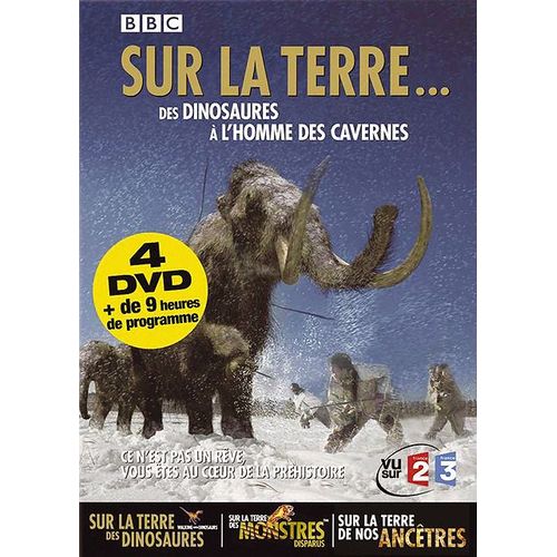 Sur La Terre... - Coffret - Sur La Terre Des Dinosaures + Sur La Terre Des Monstres Disparus + Sur La Terre De Nos Ancêtres