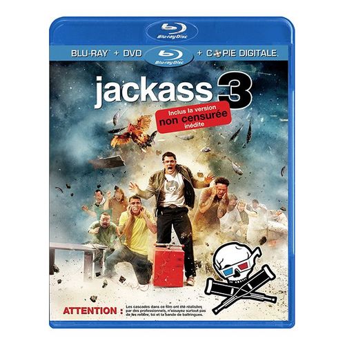 Jackass 3 - Combo Blu-Ray + Dvd + Copie Digitale