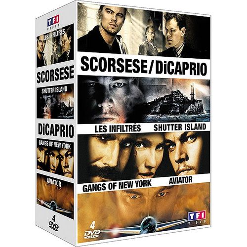 Scorsese / Dicaprio - Coffret - Aviator + Les Infiltrés + Gangs Of New York - Pack