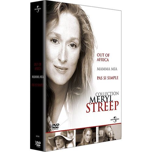 Coffret Meryl Streep : Out Of Africa + Mamma Mia ! + Pas Si Simple