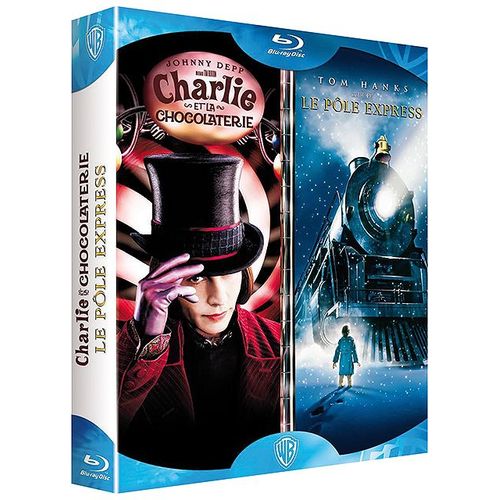 Charlie Et La Chocolaterie + Le Pôle Express - Pack - Blu-Ray