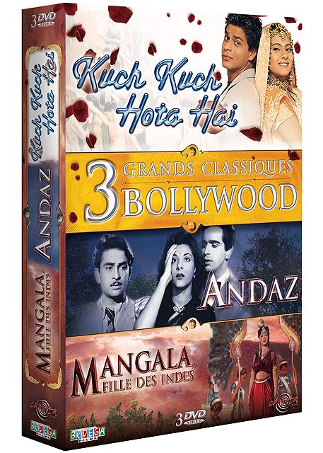 Coffret Bollywood 2 - Kuch Kuch Hota Hai + Andaz + Mangala, Fille Des Indes