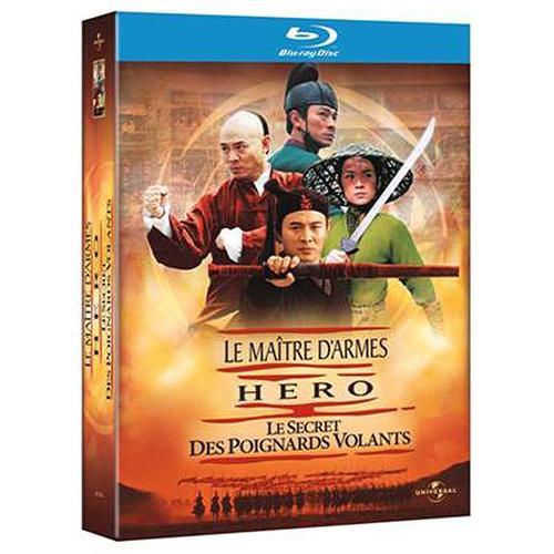 Coffret Asiatique : Le Maître D'armes + Hero + Le Secret Des Poignards Volants - Blu-Ray