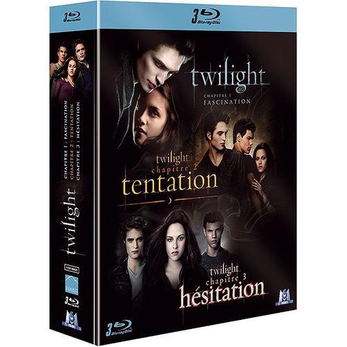 Twilight - Chapitre 1 : Fascination + Chapitre 2 : Tentation + Chapitre 3 : Hésitation - Édition Limitée - Blu-Ray