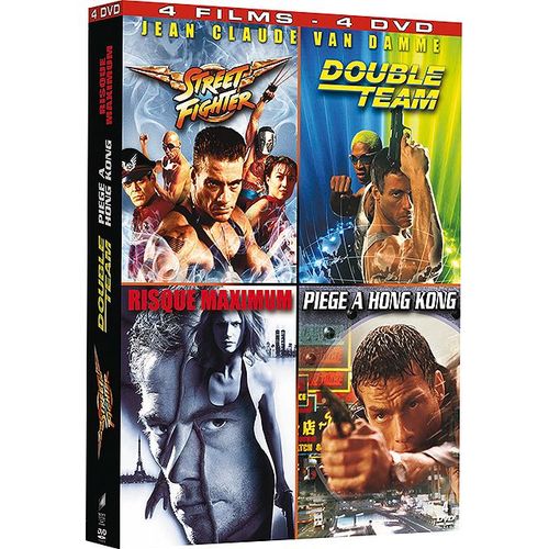 Jean-Claude Van Damme - Coffret - Street Fighter + Double Team + Risque Maximum + Piège À Hong Kong - Pack