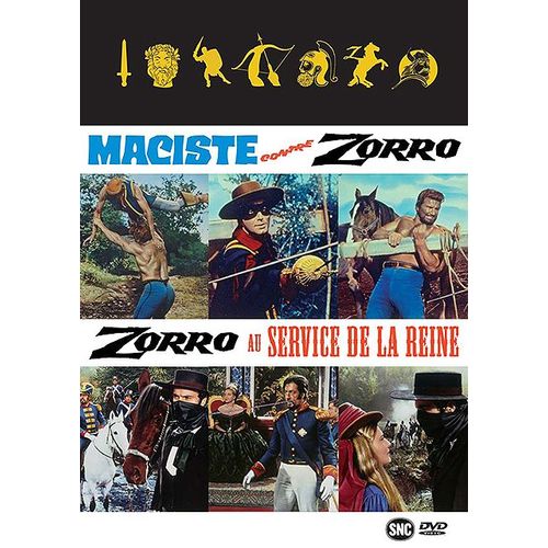 Maciste Contre Zorro + Zorro Au Service De La Reine