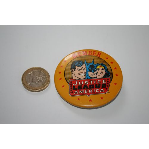 Batman - Superman - Wonderwoman Badge D'époque