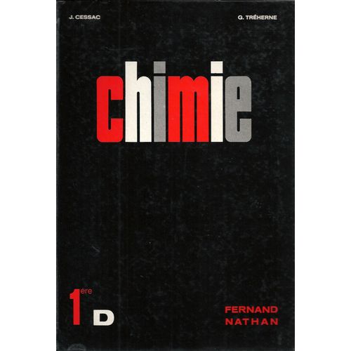 Chimie  --  1ére D -  Nouveau Programme