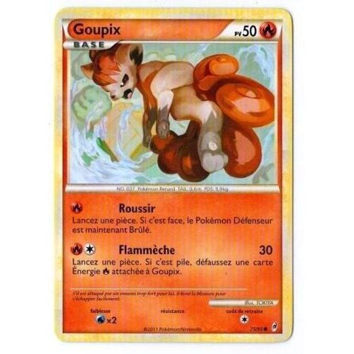 Goupix (75/95) - Pokemon Hs Appel Des Légendes
