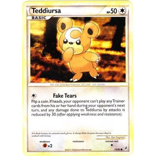 Teddiursa-L'appel Des Legendes 73/95 Pv 50