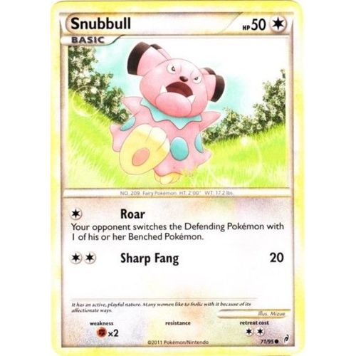 Snubbull 71/95 - Pokemon Hs Appel Des Légendes
