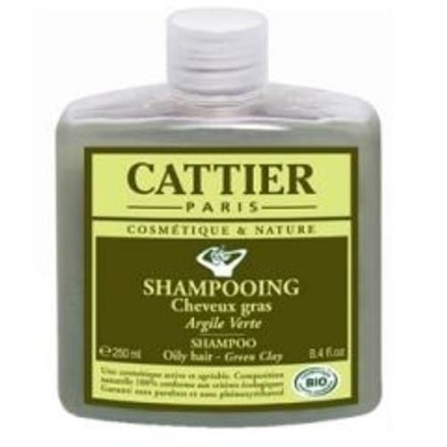 Shampoing Argile Verte Bio De Cattier (Flacon : 250) 