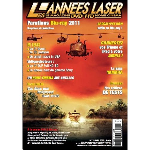 Les Années Laser  N° 174 : Parutions Blu-Ray 2011 / Apocalypse Now Enfin En Blu-Ray !