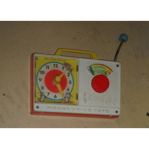 Simili Poste Radio Boite À Musique Fisher Price Année 60