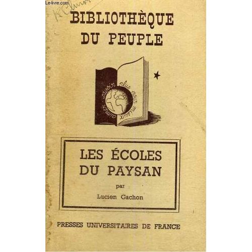 Les Ecoles Du Paysan - Bibliotheque Du Peuple