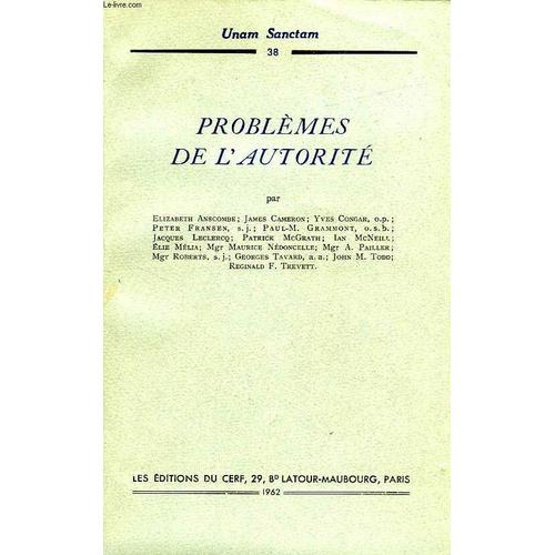 Problemes De L'autorite, Un Colloque Anglo-Francais