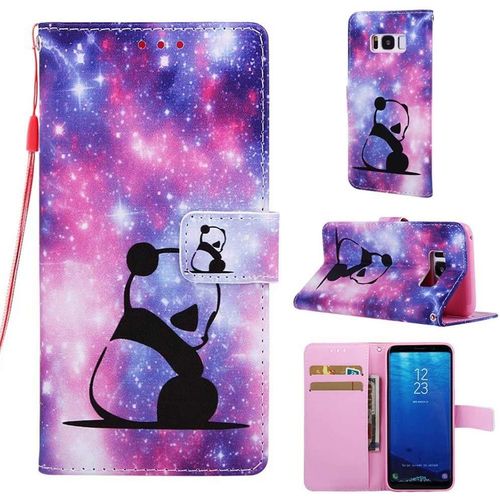 Coque Pour Xiaomi Redmi Note 10 Housse Image 3d Etui En Cuir Pu Portefeuille Coque Fente Carte Fermeture Magnetique Flip Bequille+Protecteur D'ecran 1 Pcs (Bebe Panda)