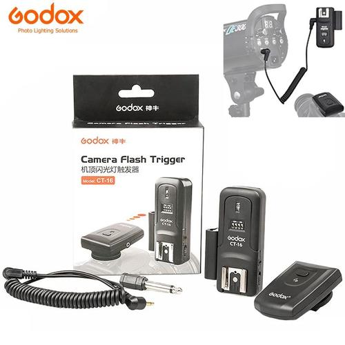 Godox Ct-16 16 Canaux Sans Fil Radio Flash Déclencheur Émetteur Récepteur Pour Sony Nikon Pentax Studio Speedlite Flash Éclairage