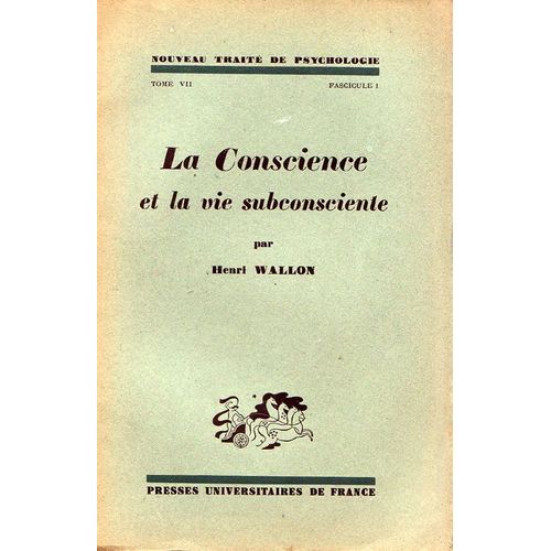 La Conscience Et La Vie Subconsciente