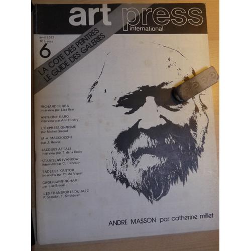 Art Press International - Numéro Spécial - 1 - Nouvelle Série - Été 1976