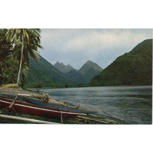 Carte Postale Tahiti, Montagnes À Tautira