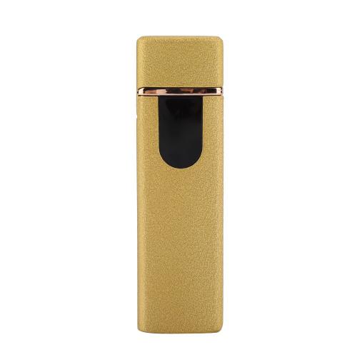 Briquet Usb Mat Avec Écran De Charge À Détection Tactile (Or)