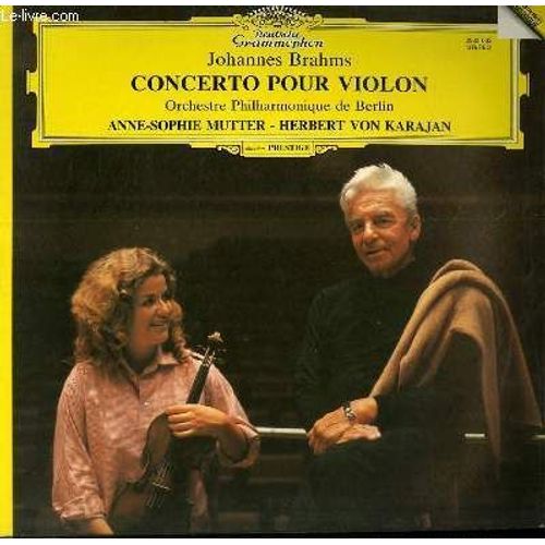 Disque Vinyle 33t Concerto Pour Violon Par L'orchestre Philamornique De Berlin