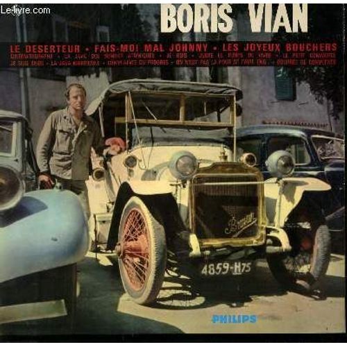 Disque Vinyle 33t Le Deserteur / Fais Moi Mal Johnny / Les Joyeux Bouchers / La Java Des Bombes Atomiques / On N'est Pas La Pour Se Faire Eng