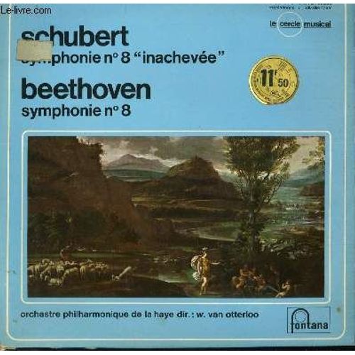 Disque Vinyle 33t Symphonie N°8 Inachevee / Symphonie N°8