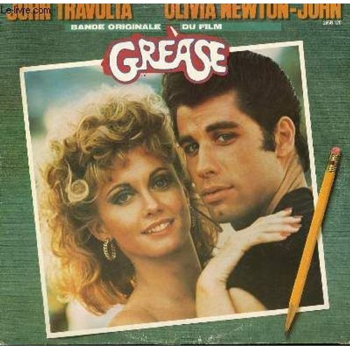 2 Disques Vinyle 33t Bande Originale Du Film Grease / Summer Nights / Sandy / Look At Me I'm Sandra Dee / Blue Moon / Mooning / Freddy My Love / We Go Together / You're The One That I Want