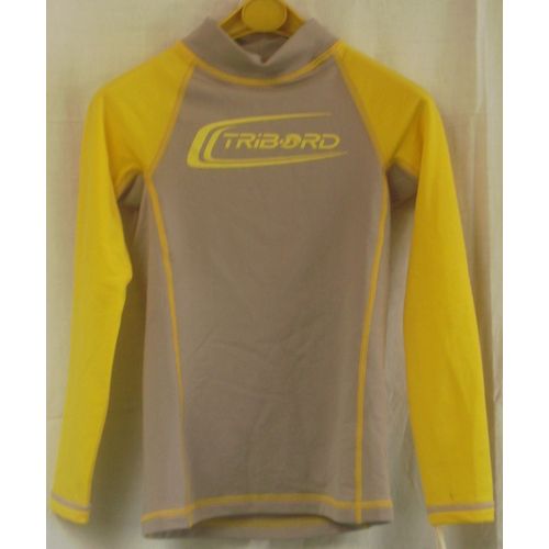 Sweat Décathlon Cris A Manches Jaunes "Tribord" (Extebsible)