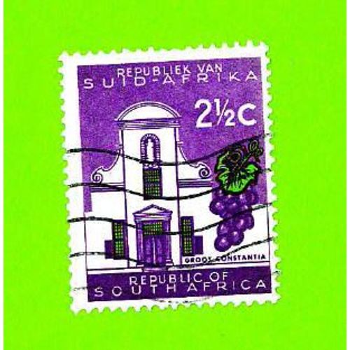 Timbre Oblitéré Used Stamp Selo Carimbado Usado Groot Constantia Republic Of South Africa Afrique Du Sud 1961