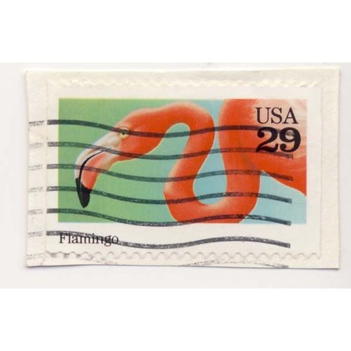 Timbre U S A, Flamingo, 29 Cents  Oblitéré