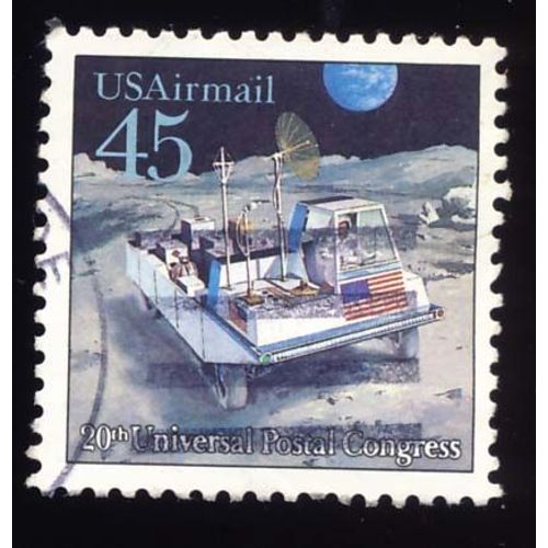 Timbre U S A 20ème Universal Postal Congress, 45 Cents, Oblitéré