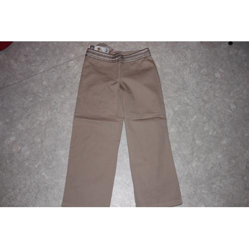 Pantalon Cfk  Beige  Taille 6 Ans  Neuf